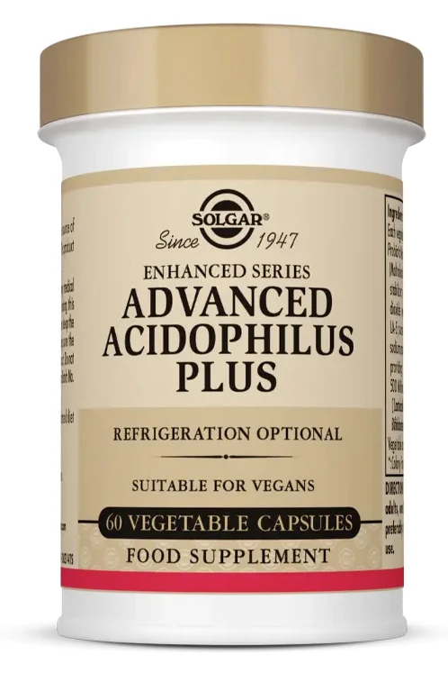 Solgar Advanced Acidophilus Plus 60 Kapsül