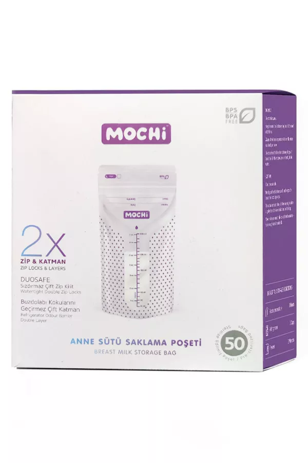 Mochi Anne Sütü Saklama Poşeti 50li 200 ml