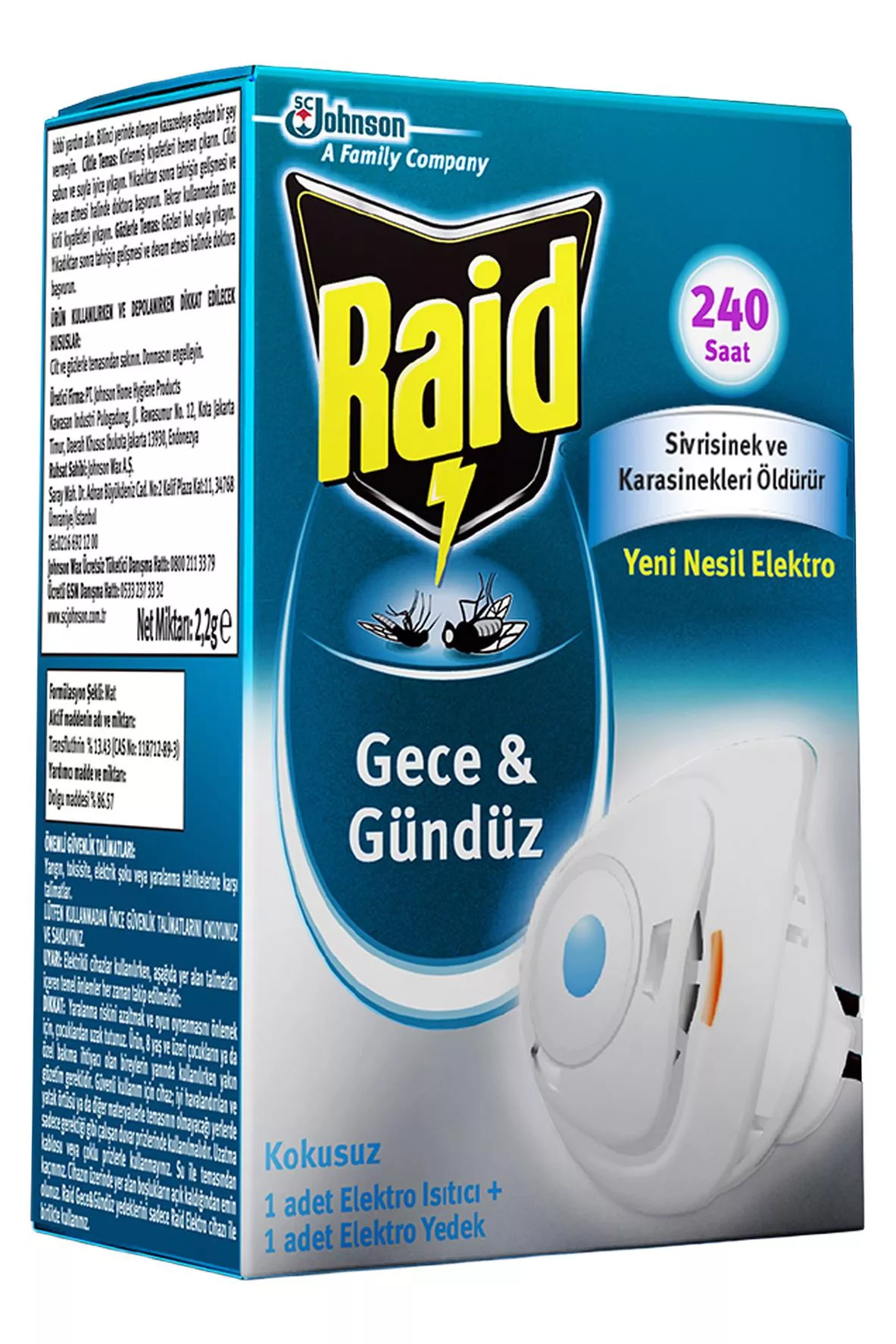 Raid Gece  Gündüz Sistem 2,2 g