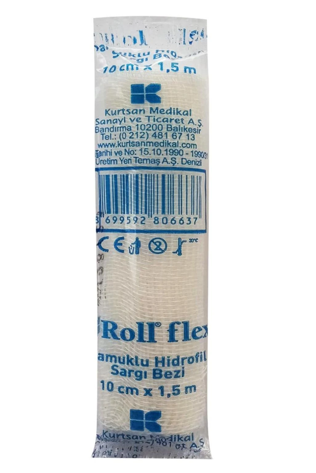 Roll Flex Sargı Bezi 10 cm x 1,5 m