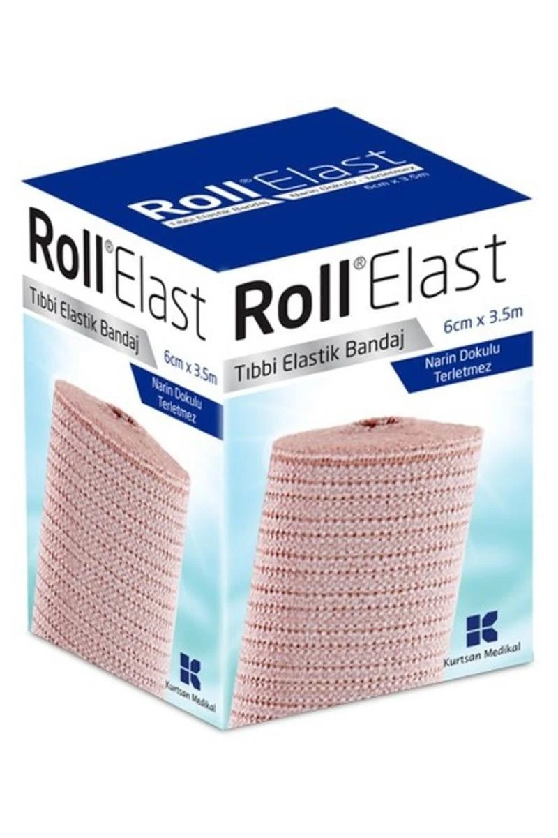 Roll Elast Bandaj Ten Rengi 6cm x 3,5m