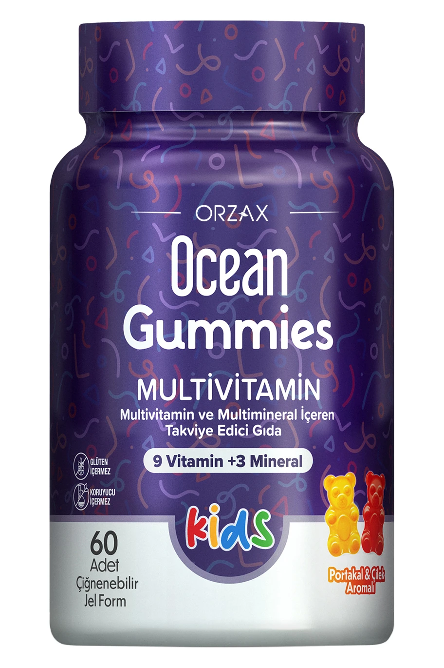 Ocean Gummies Multivitamin 60 Çiğnenebilir Jel Form
