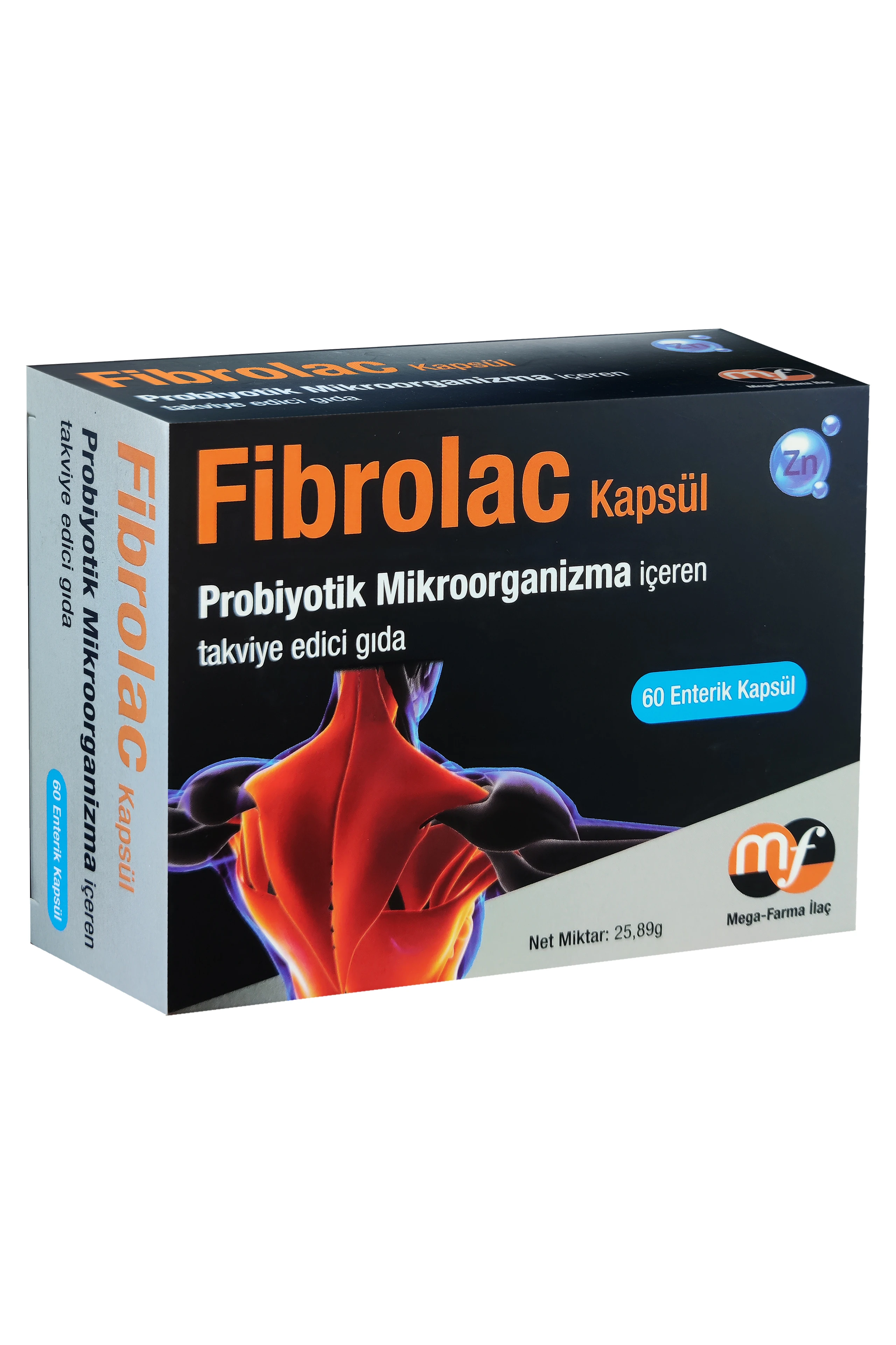 Mega Farma Fibrolac 60 Enterik Kapsül