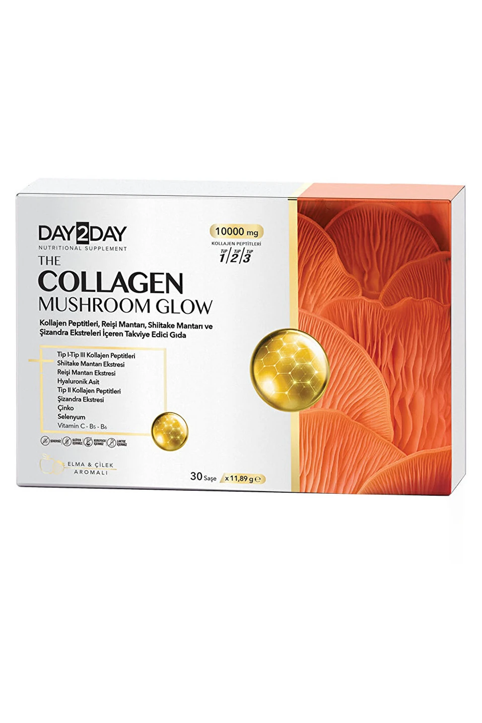 Day2day Collagen Mushroom Glow 30 Saşe