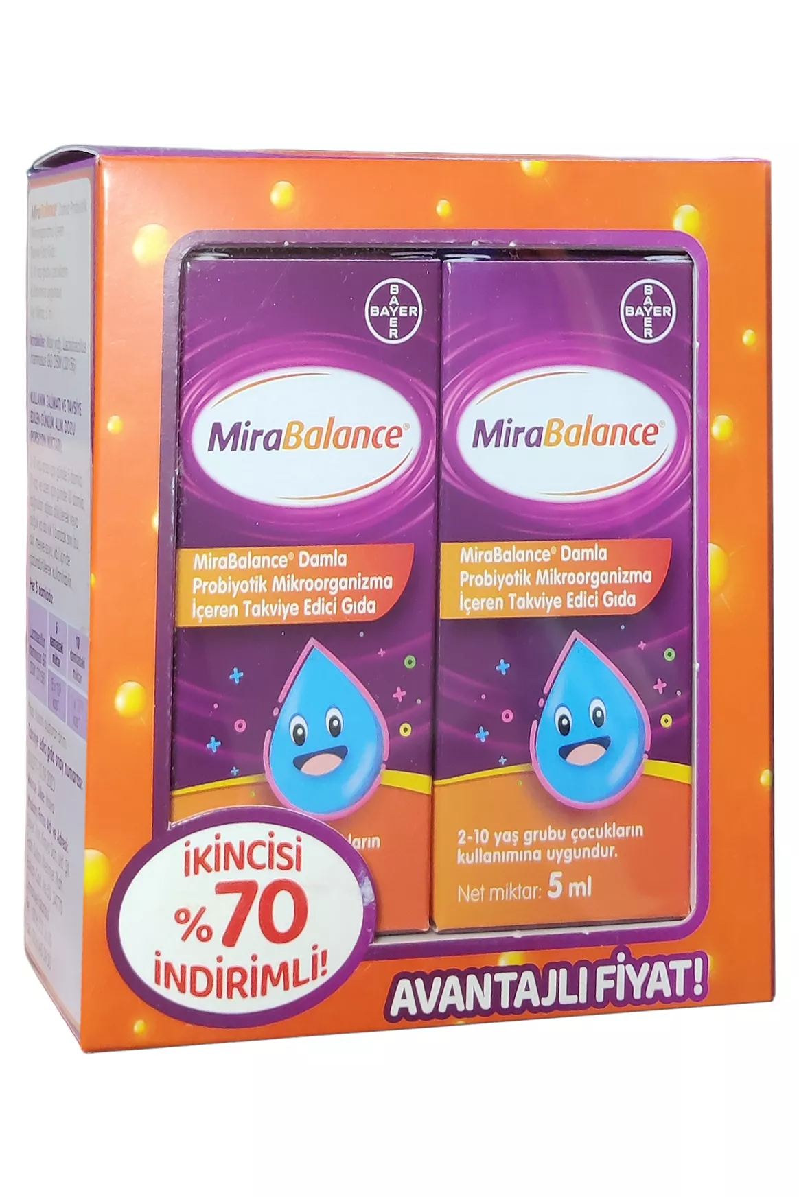 Mirabalance Probiyotik Damla 5 ml - 2 Adet