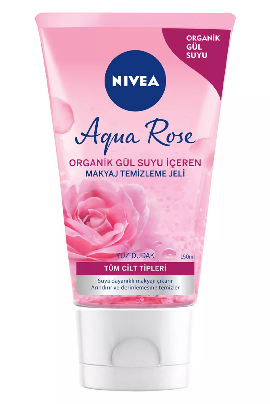 Nivea Aqua Rose Gül Suyu İçeren Makyaj Temizleme Jeli 150 ml