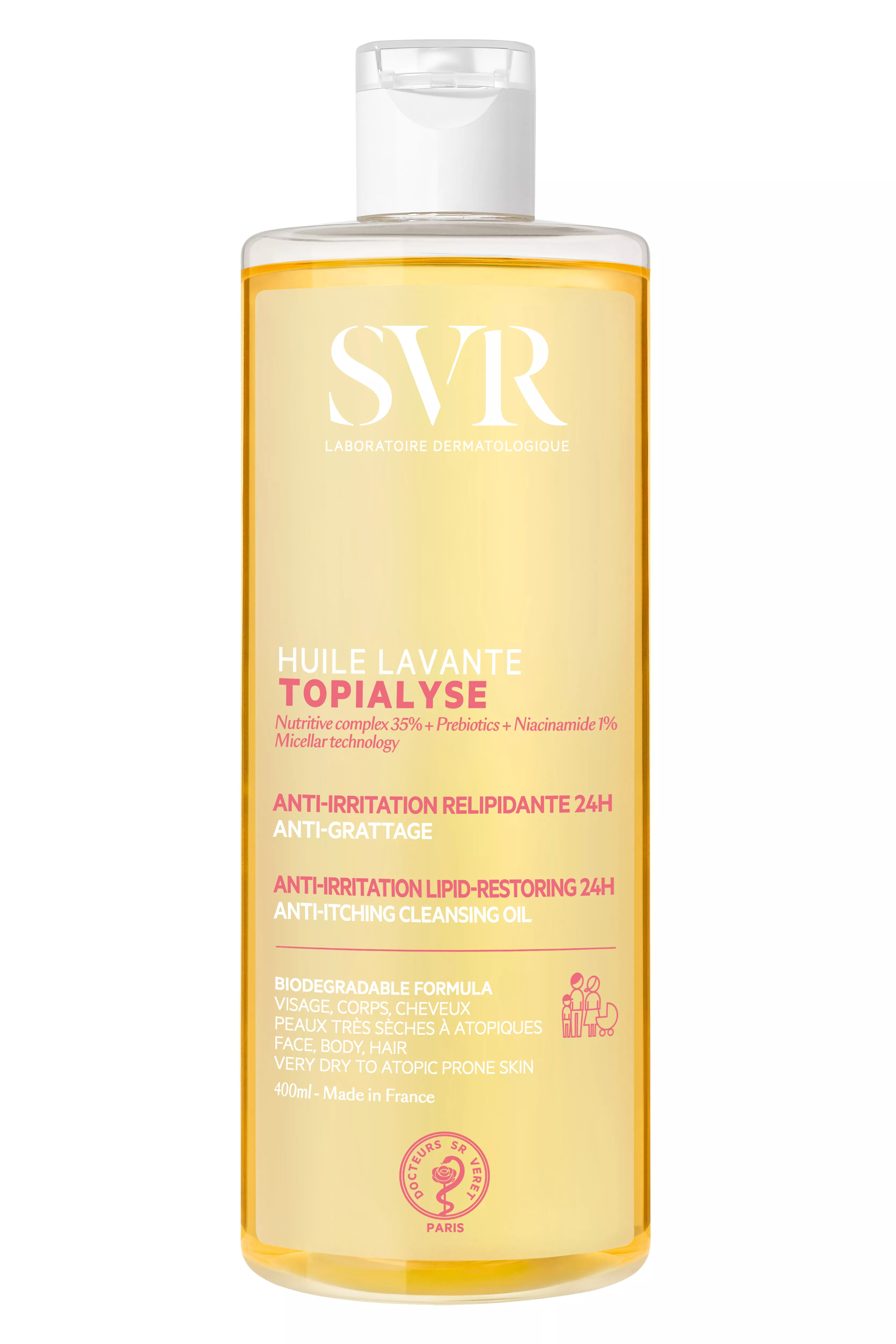 SVR Topialyse Huile Lavante Cleansing Oil 400 ml