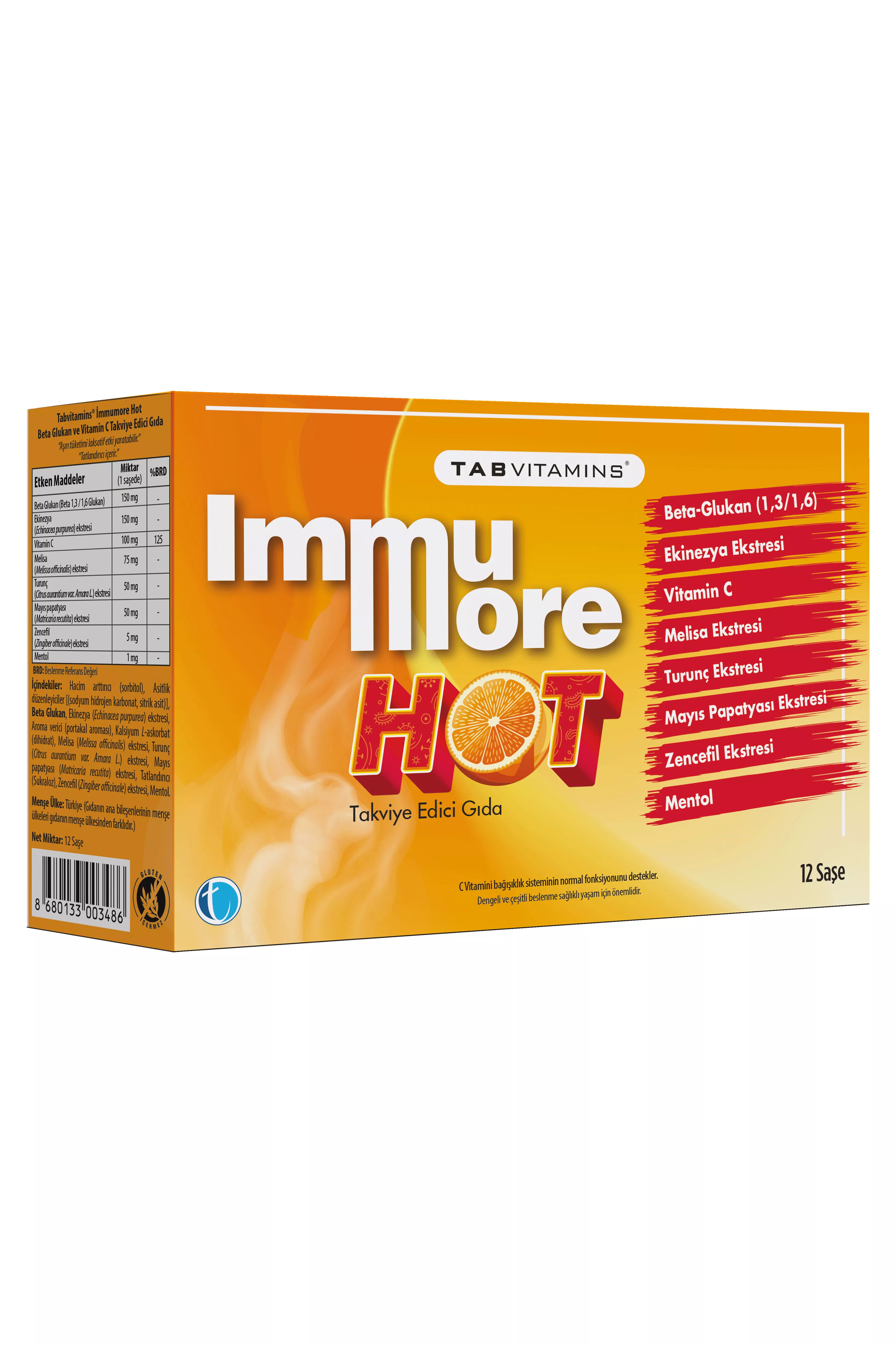 Tabvitamins Immumore Hot 12 Saşe