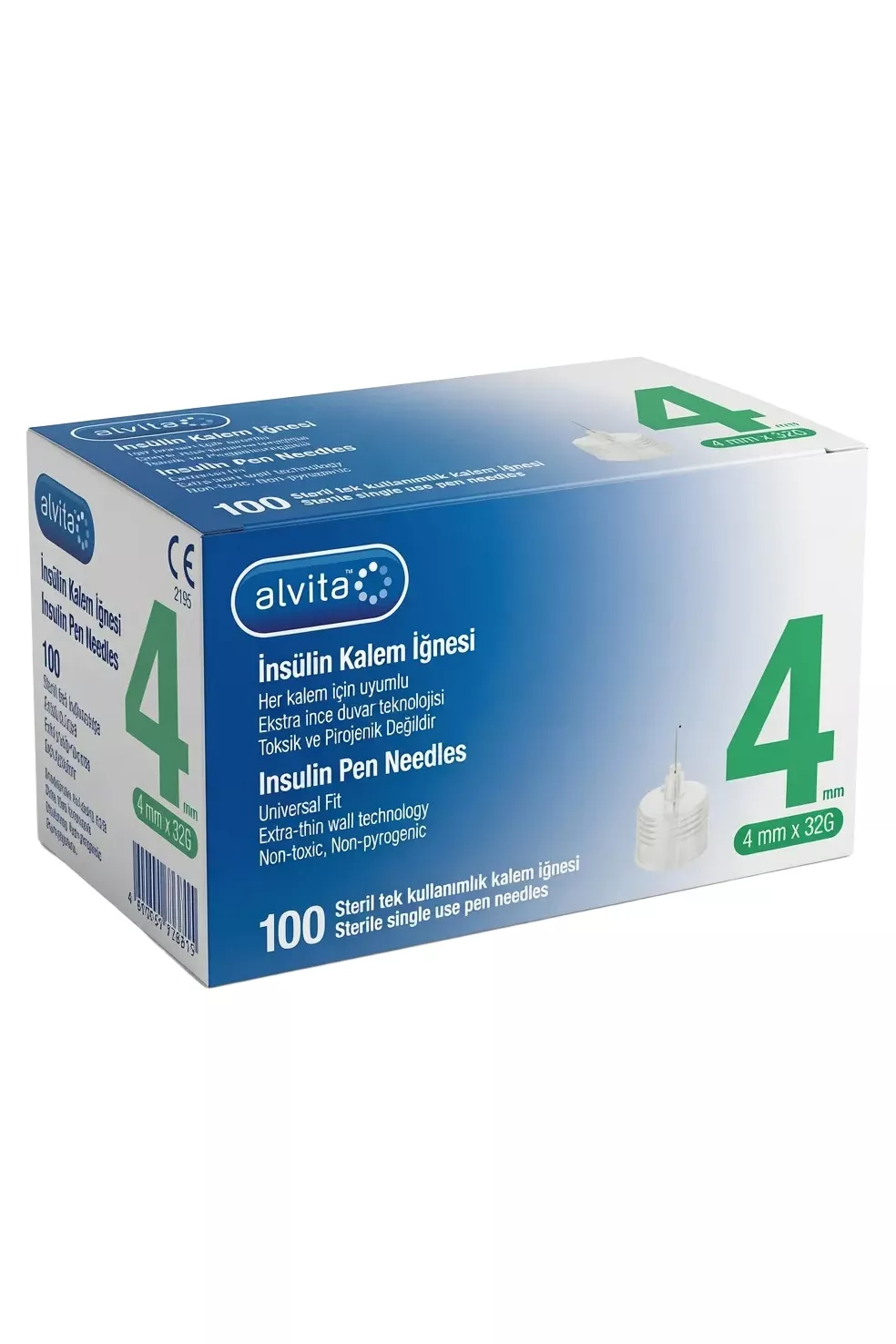 Alvita Kalem İğnesi 4 mm x 32 g