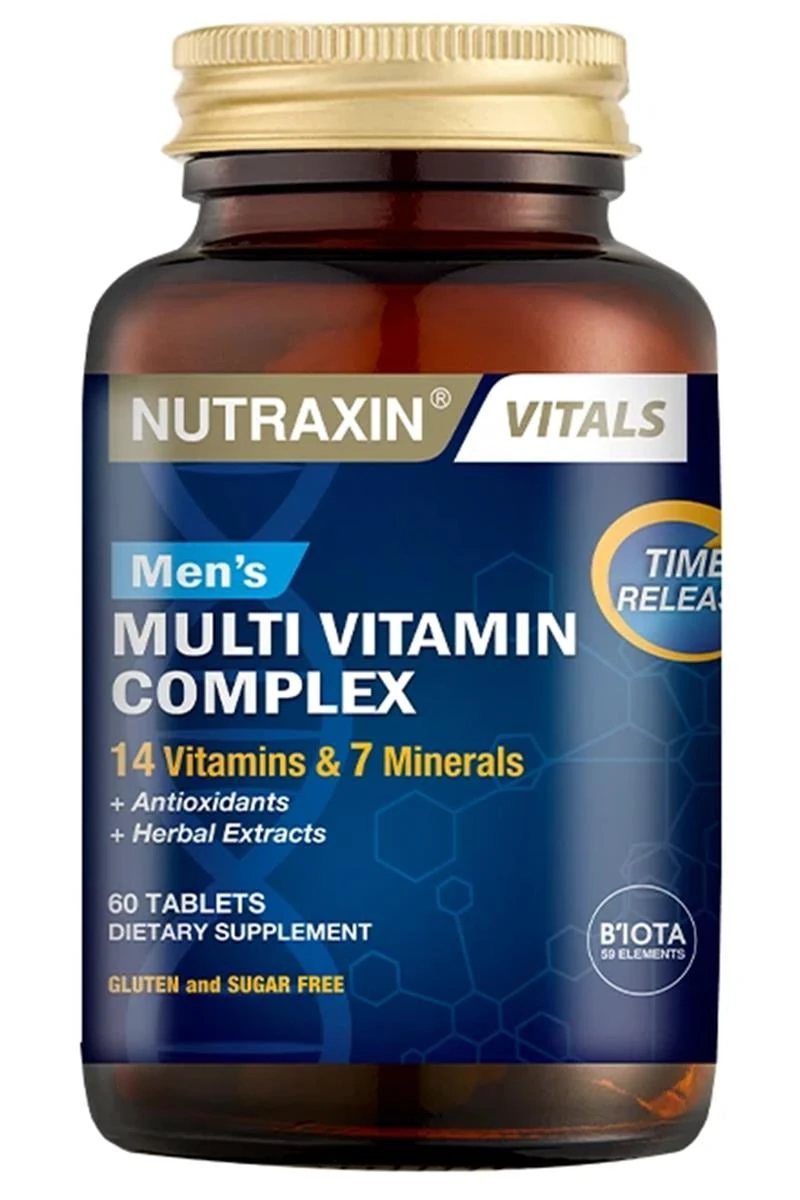 Nutraxin Mens Multi Vitamin Complex 60 Tablet