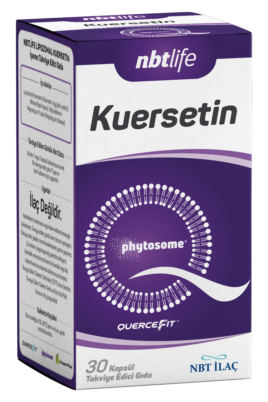 NBT Life Lipozomal Kuersetin 30 Kapsül
