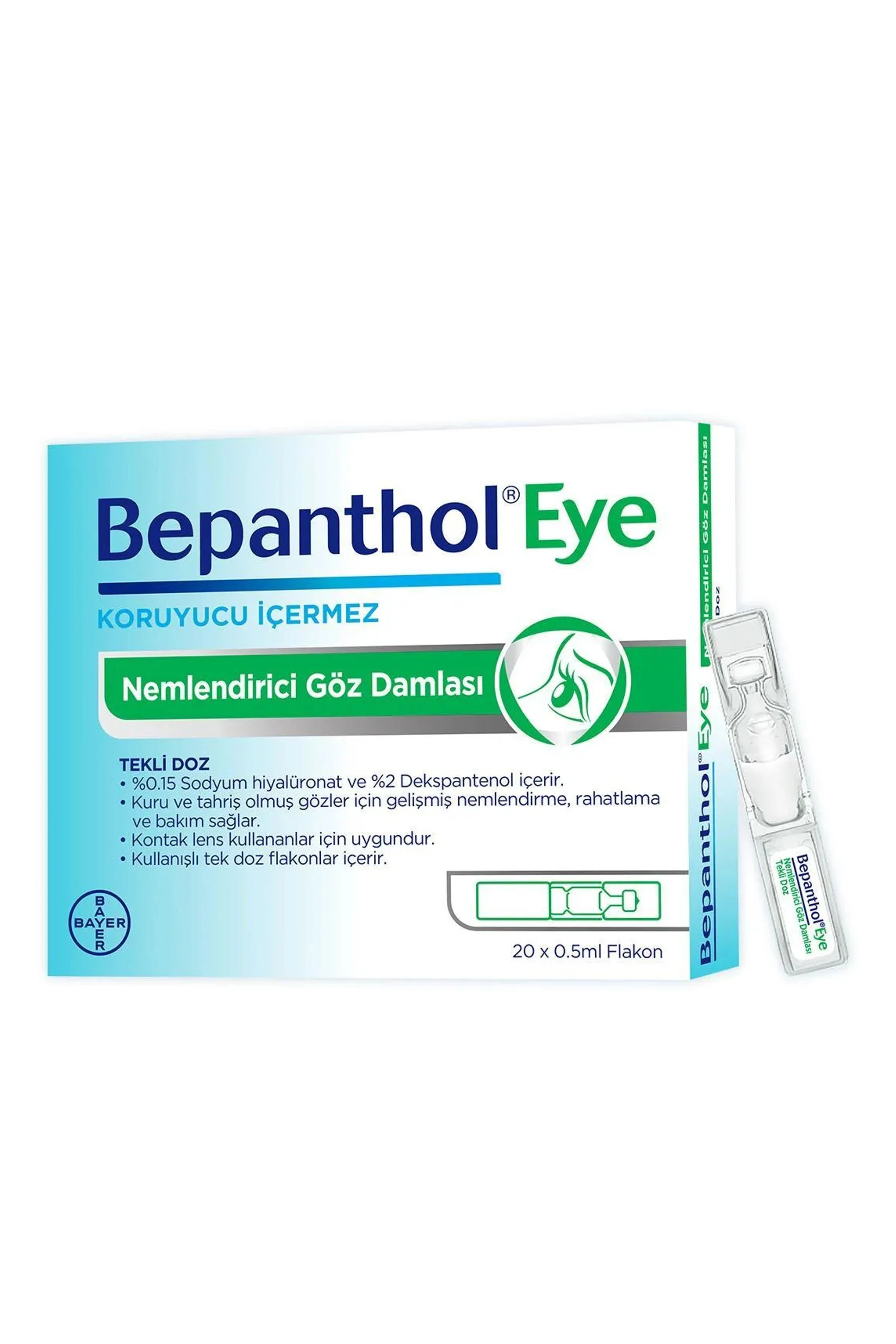 Bepanthol Eye Göz Damlası 0,5 ml x 20 Flakon