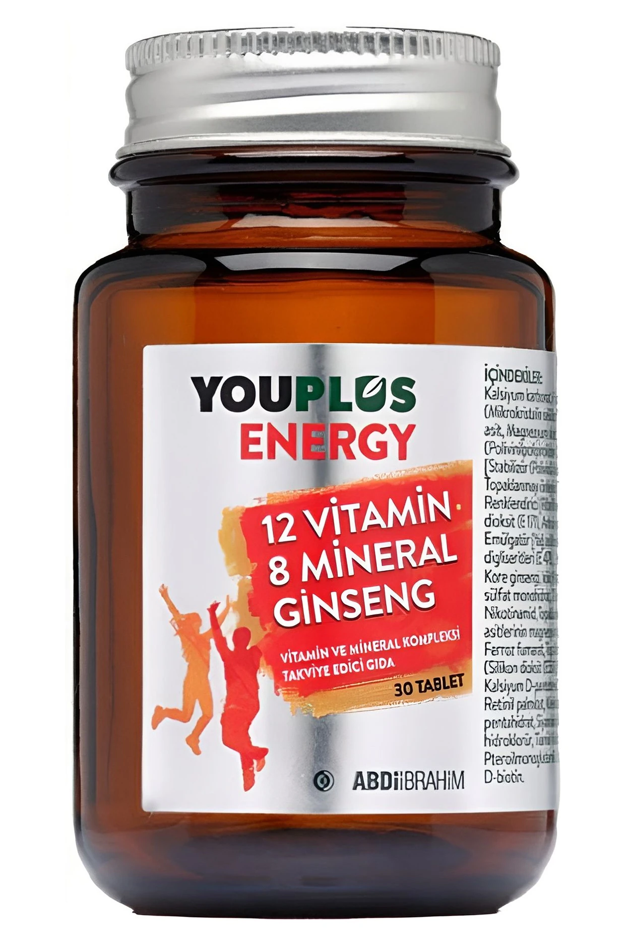 Youplus Energy 12 Vitamin 8 Minarel Ginseng 30 Tablet