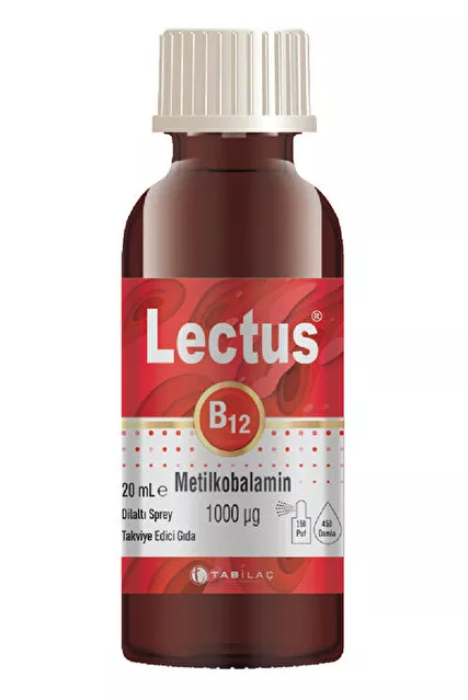 Lectus Metilkobalamin B12 Dilaltı Sprey 20 ml