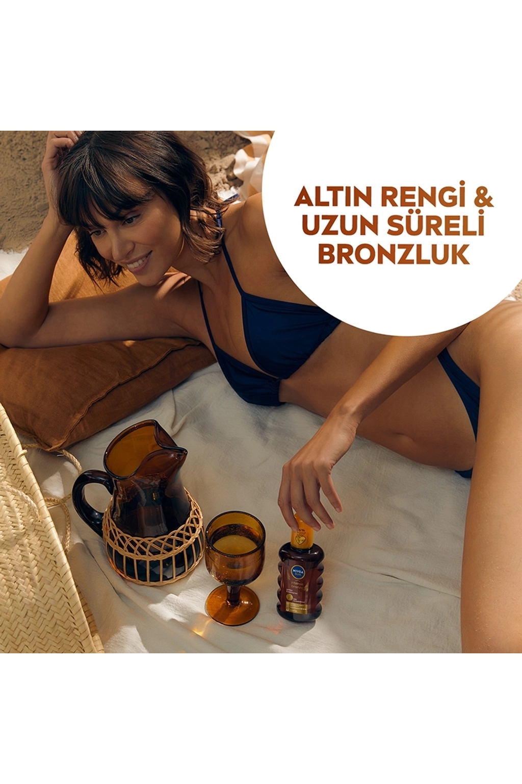 Nivea Sun Bronzlaştırıcı Vücut Güneş Yağı SPF6 200 ml