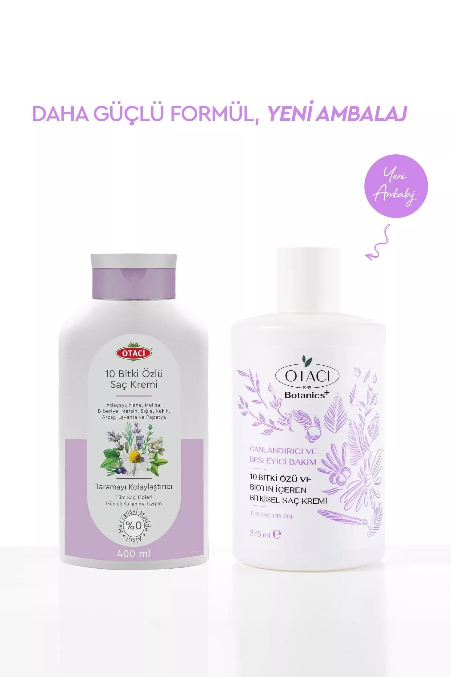Otacı Botanics+ Bitkisel Saç Kremi Canlandırıcı Besleyici 375 ml