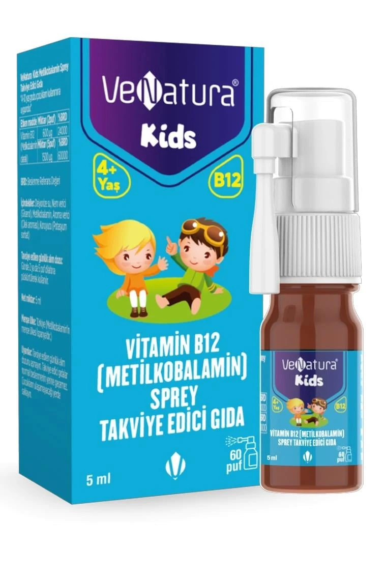 Venatura Kids Metilkobalamin Sprey 5 ml 60 Puff