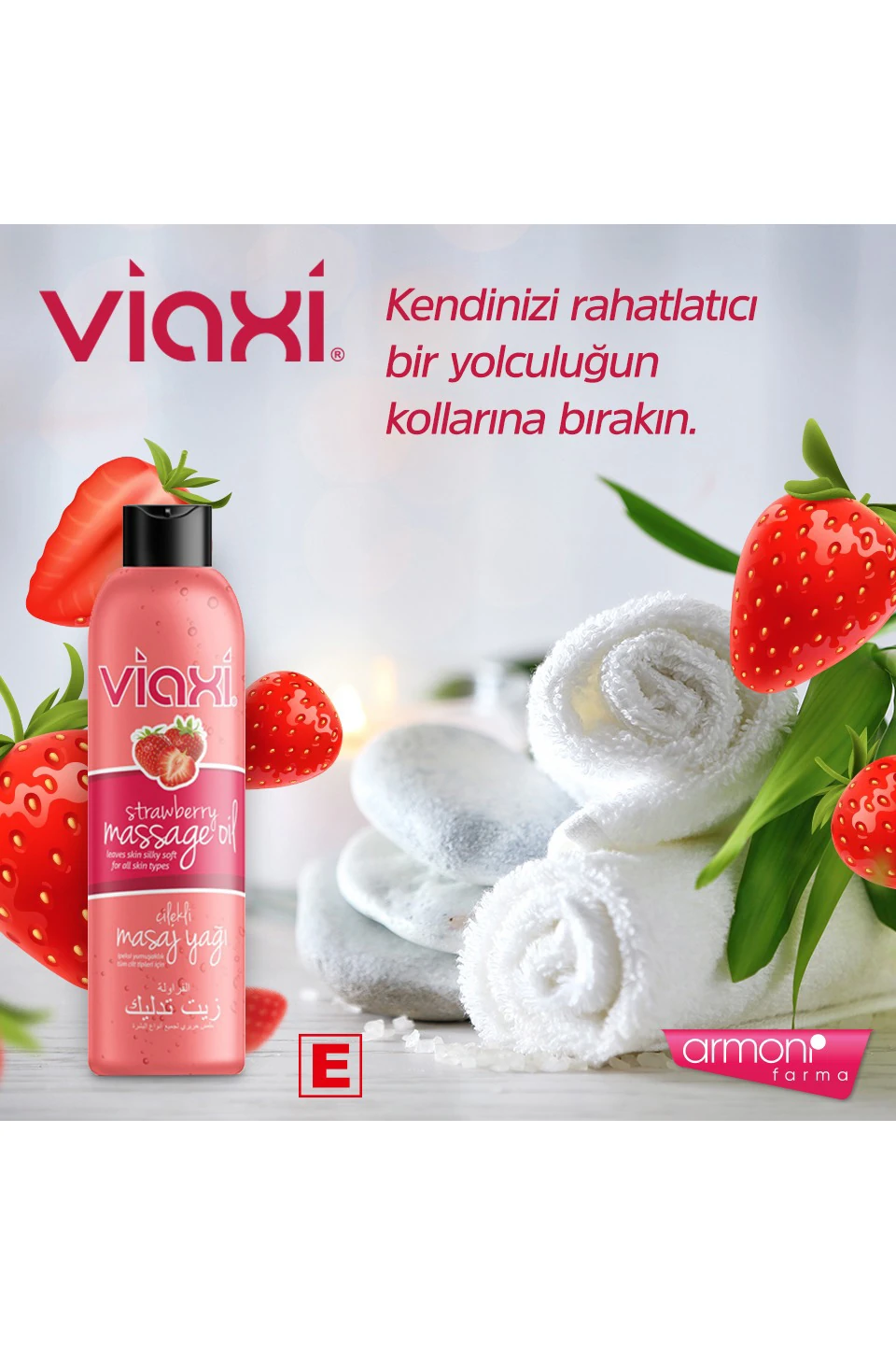 Viaxi Masaj Yağı çilekli 177 ml
