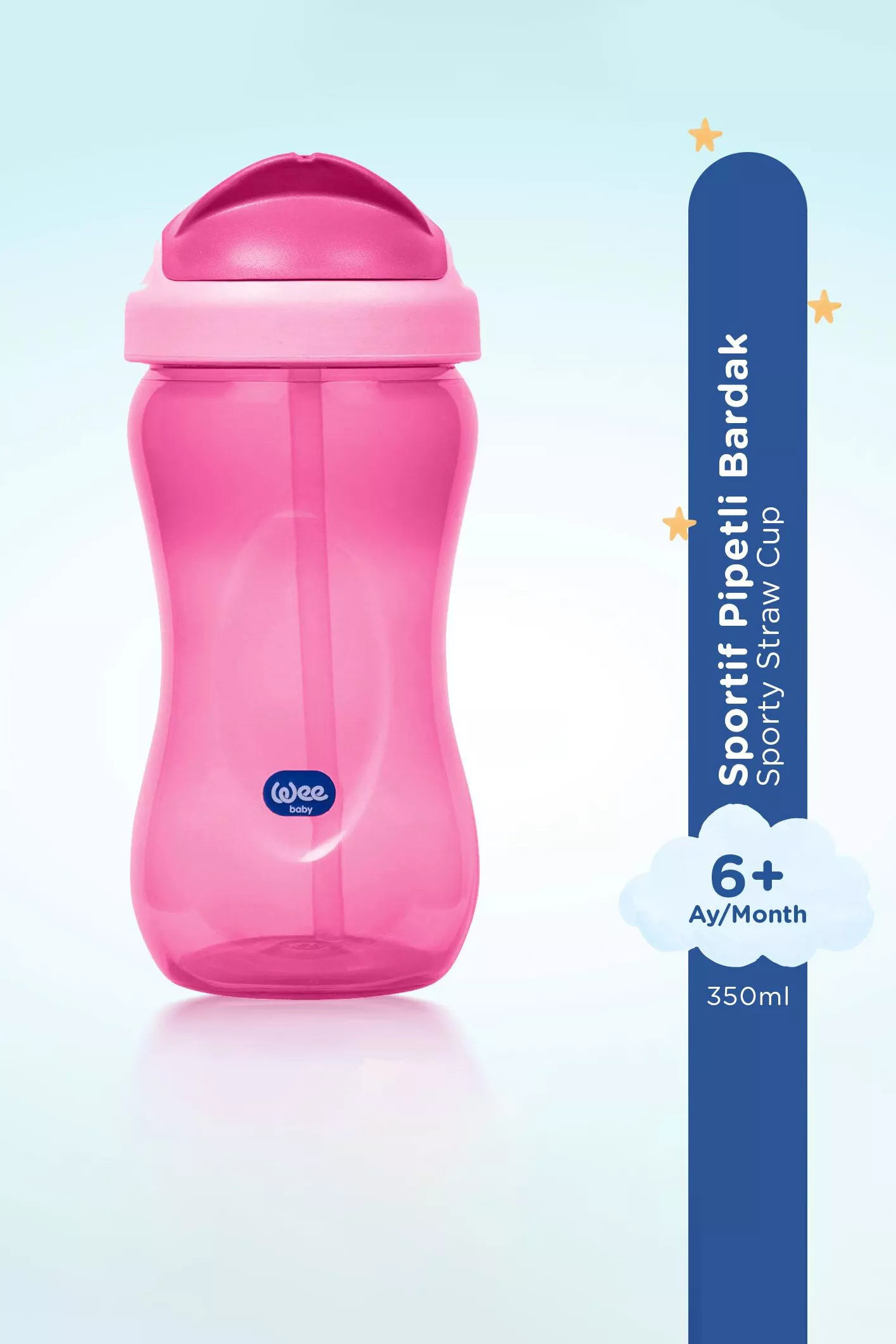 Wee Baby Renkli Pipetli Bardak 761