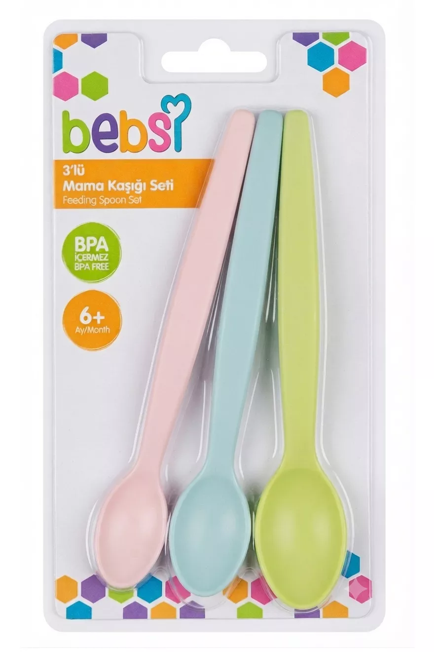 Bebsi 323 Mama Kaşığı 3lü Set