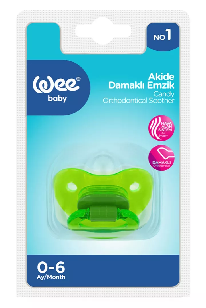 Wee Baby Yalancı Emzik Silikon Akide Damaklı 111