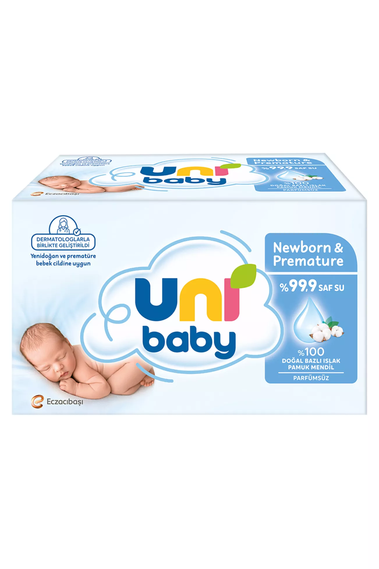 Uni Baby Islak Mendil 3 x 40 Adet
