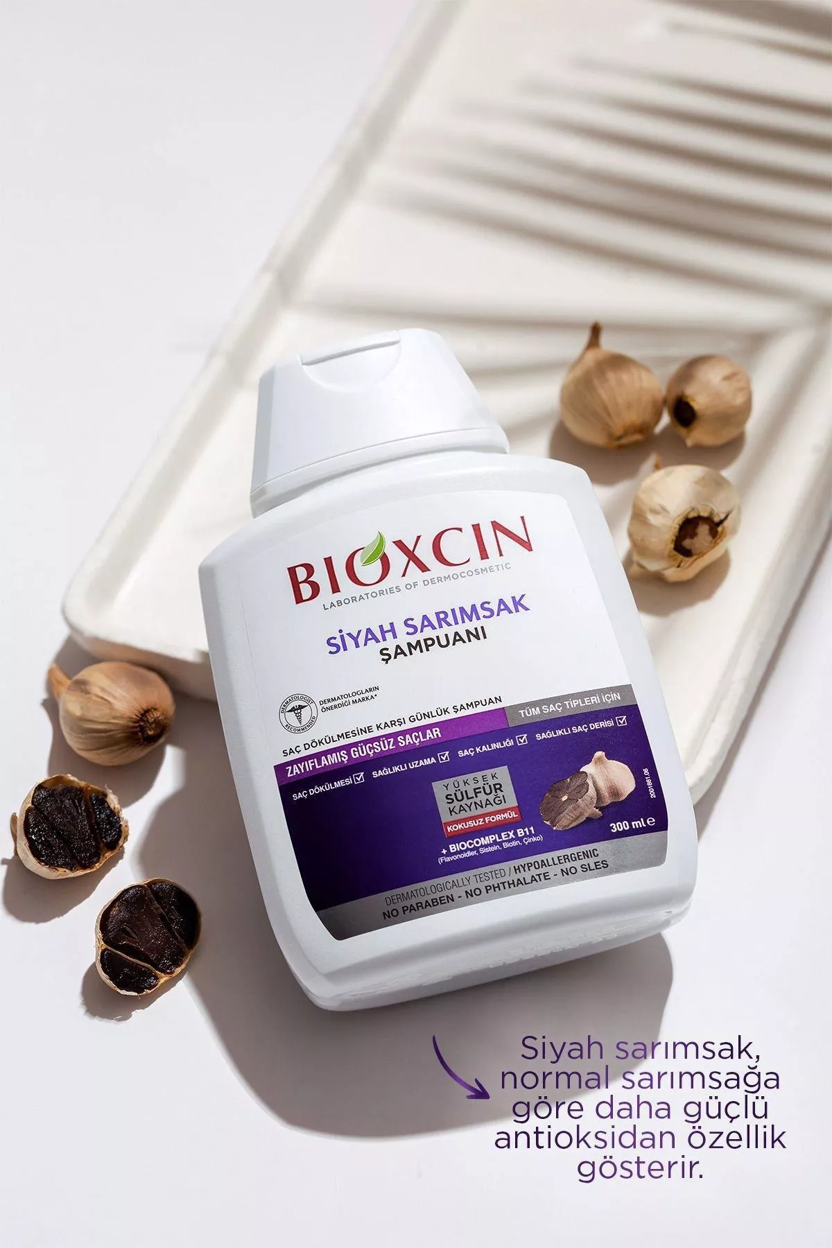 Bioxcin Siyah Sarımsak Şampuanı 300 ml
