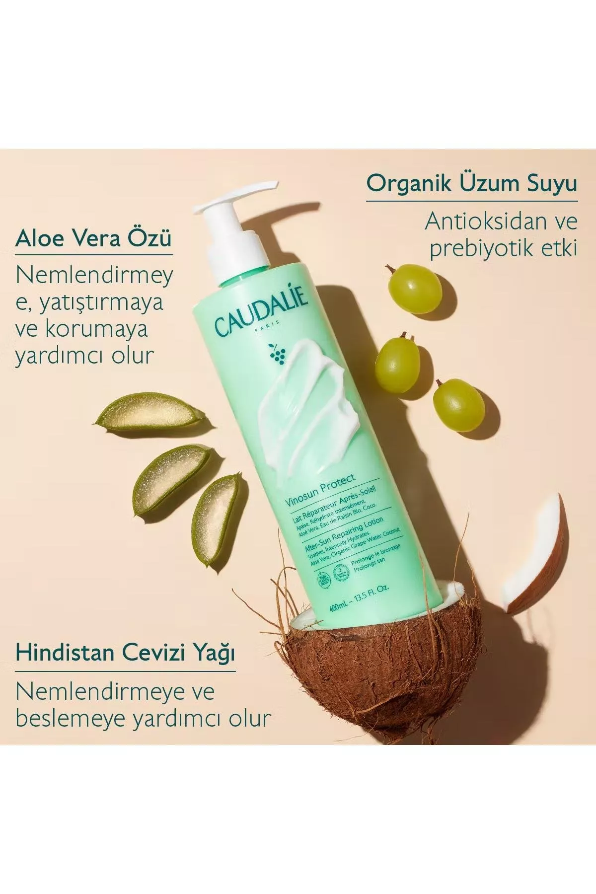 Caudalie Vinosun Protect Güneş Sonrası Onarıcı Bakım Losyonu 400 Ml